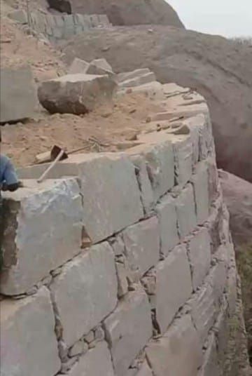 بناء جدران حجر كبير أو صغير 0553829511