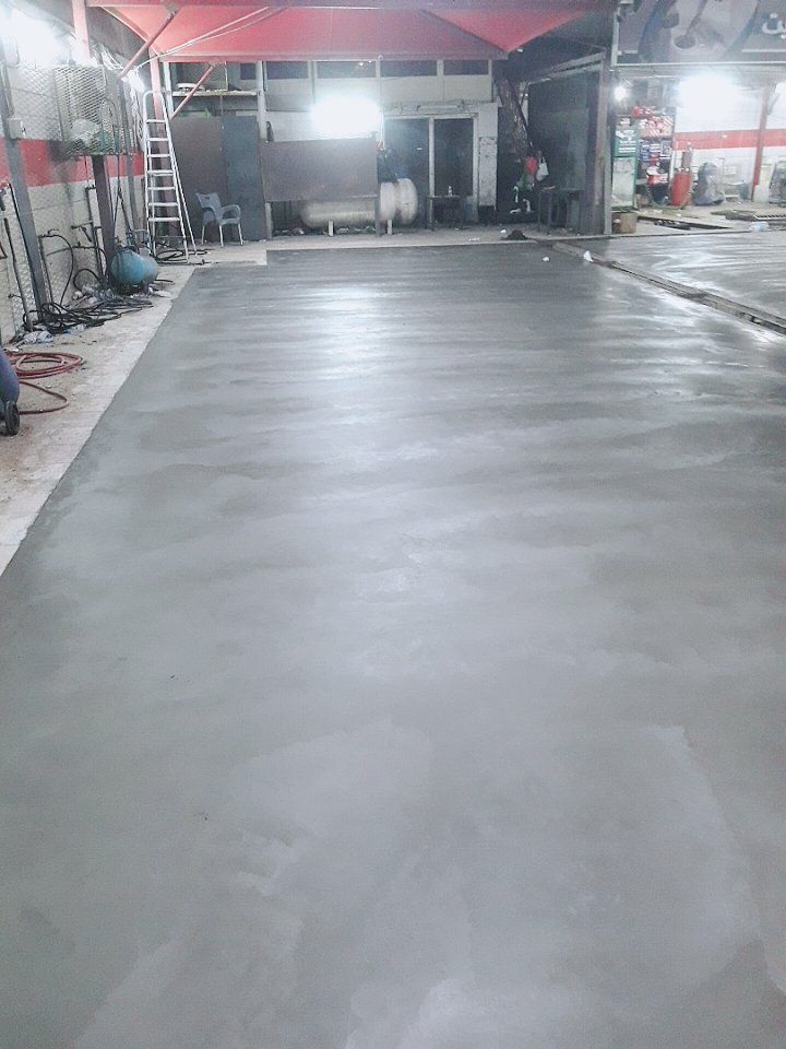 صبة ميول الخرسانه