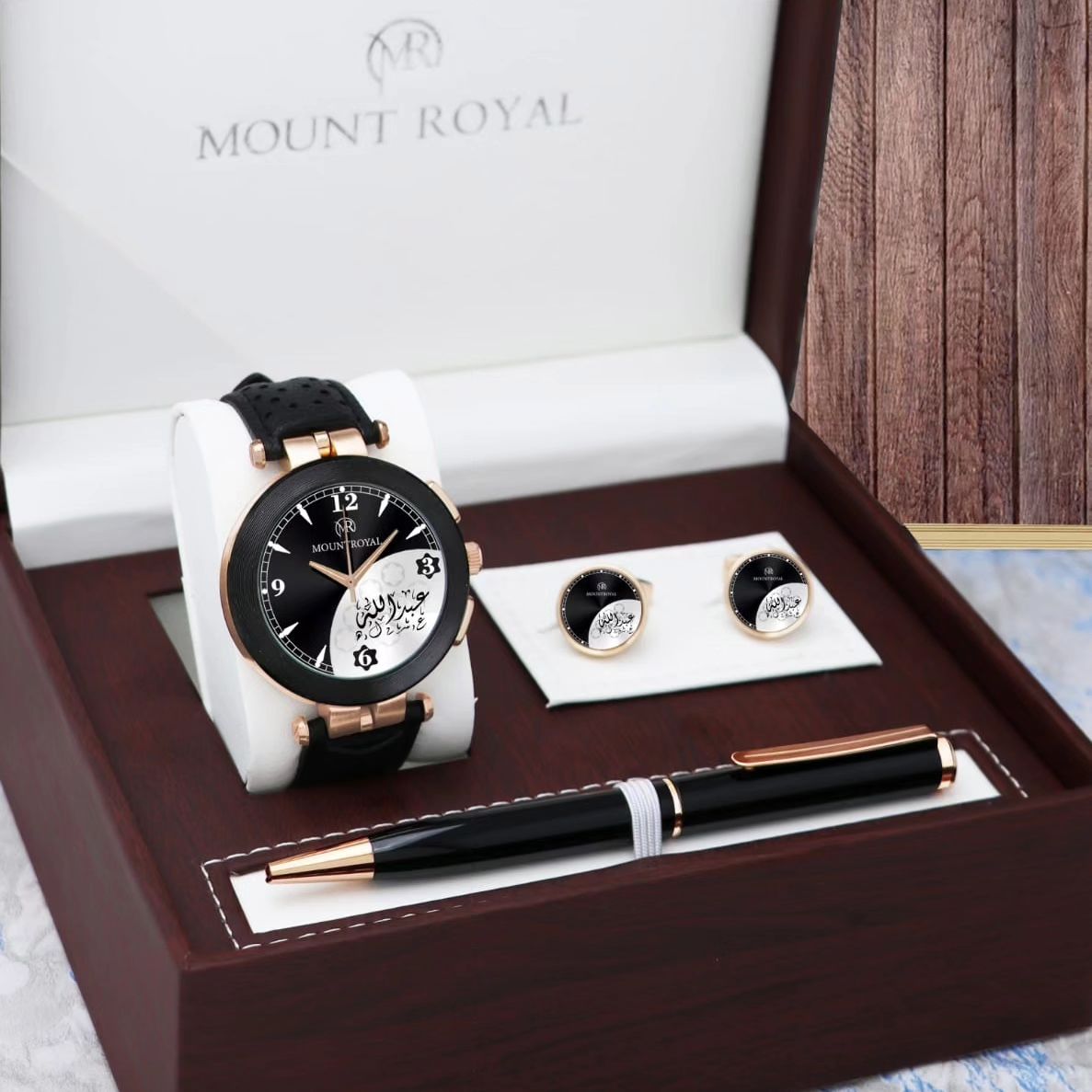 طقم رجالي ساعات مونت رويال