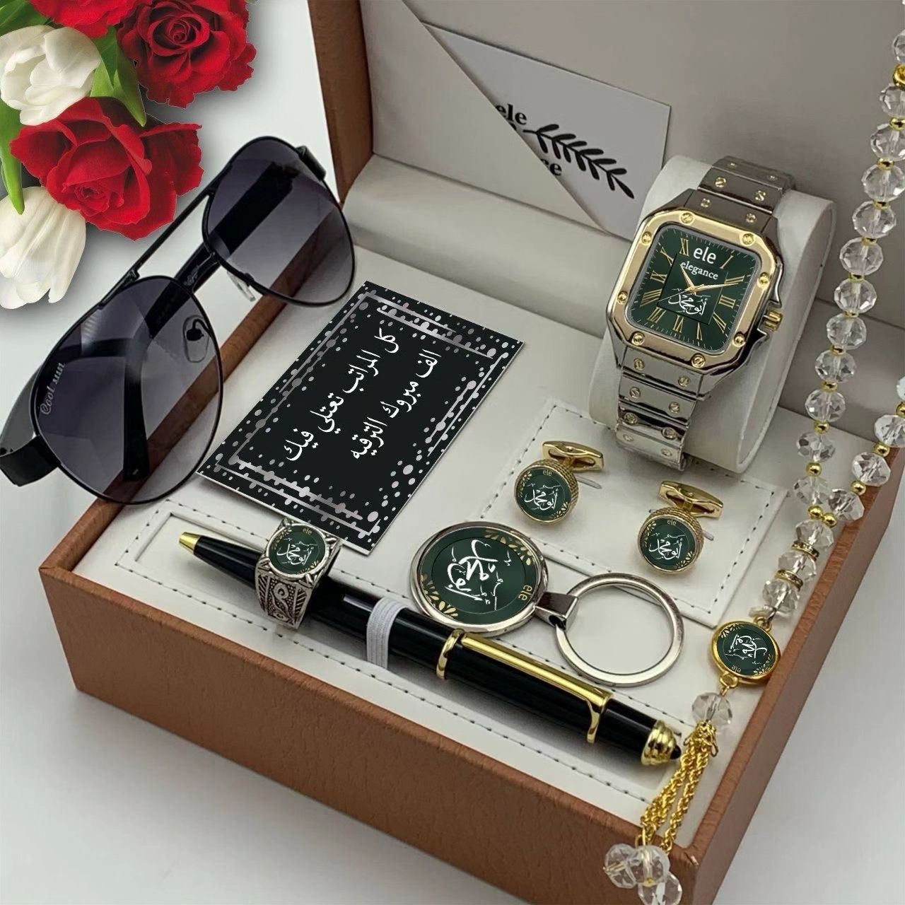 أطقم رجاليه ماركه ايليجانس ساعه شكل كارتير