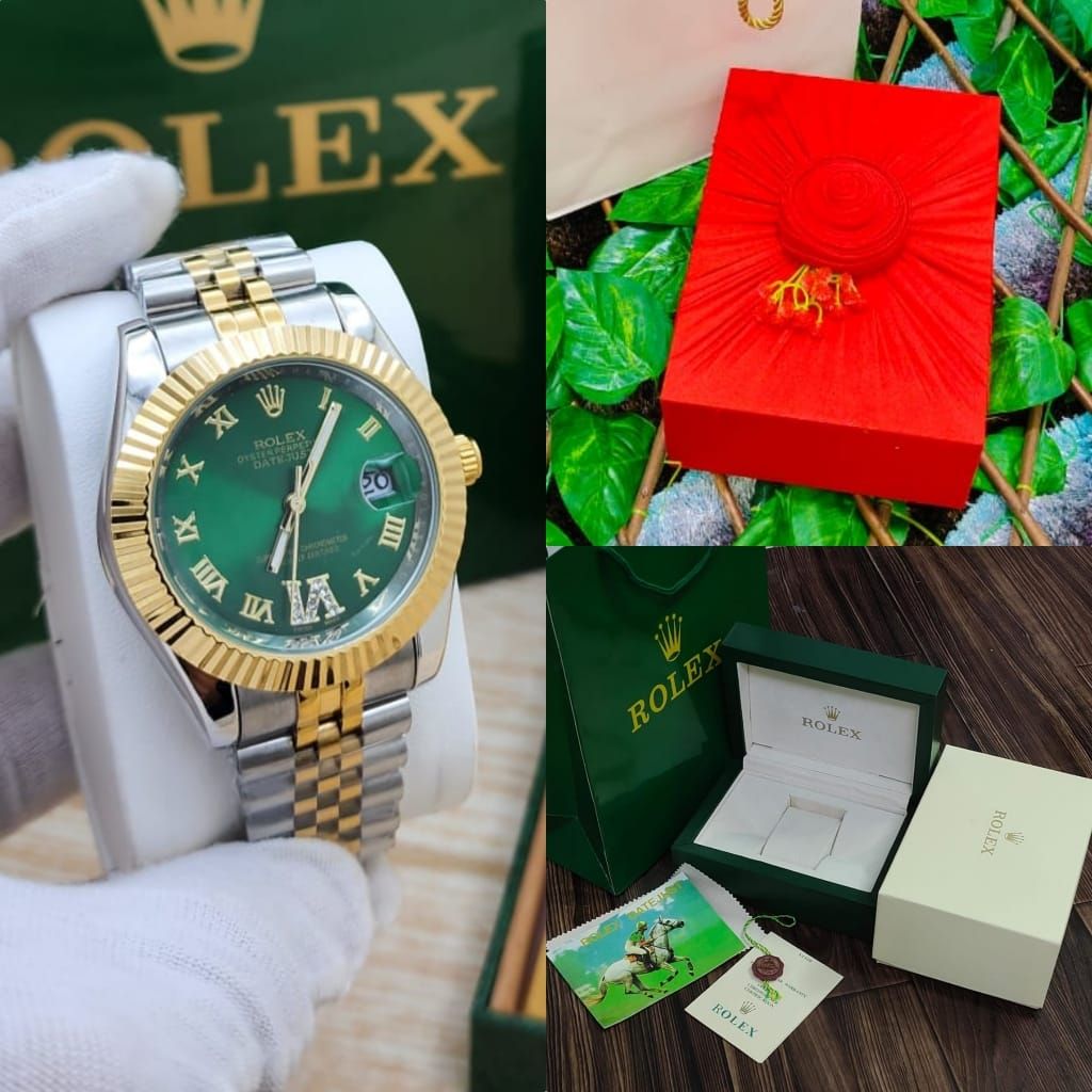 ساعه رجالي رولكس درجه اولى 🎊
