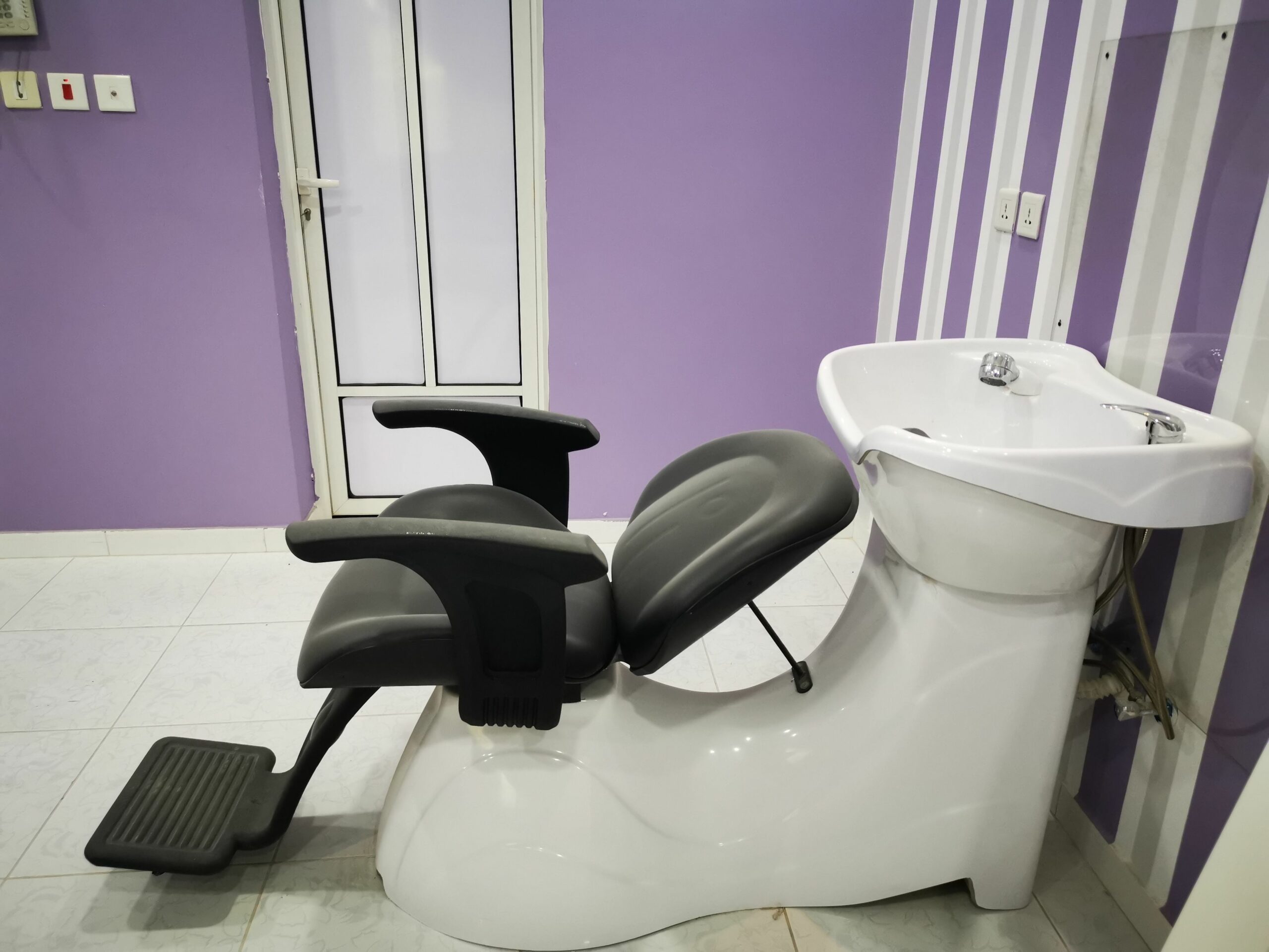 مغسلة شعر جديدة