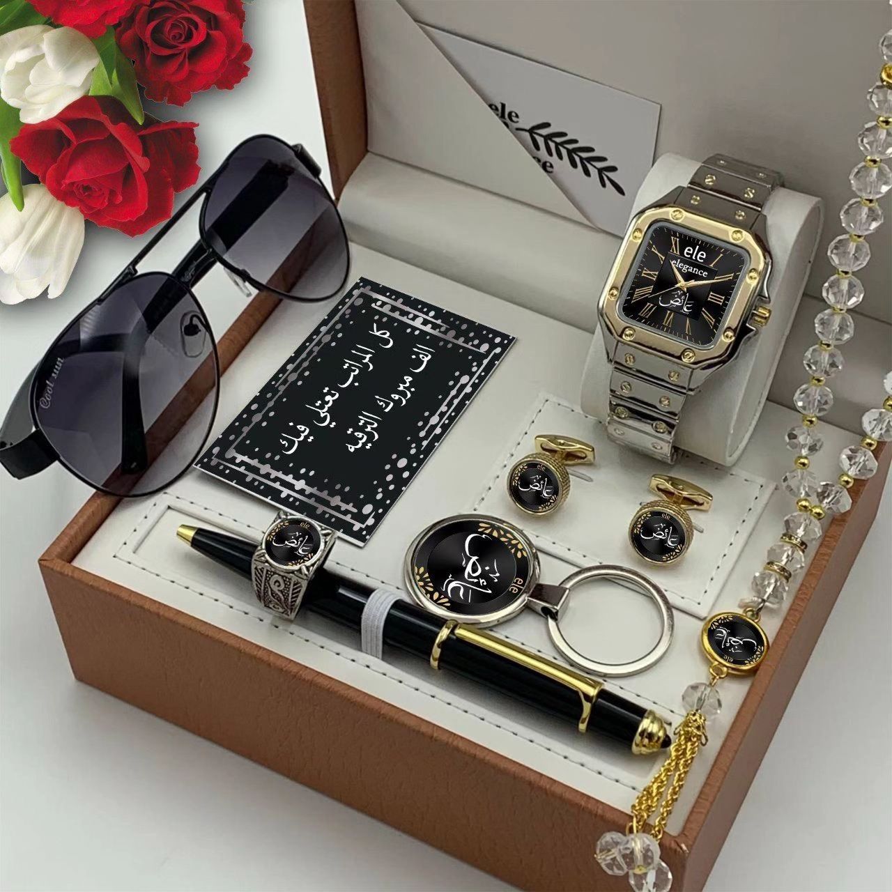 أطقم رجاليه ماركه ايليجانس ساعه شكل كارتير