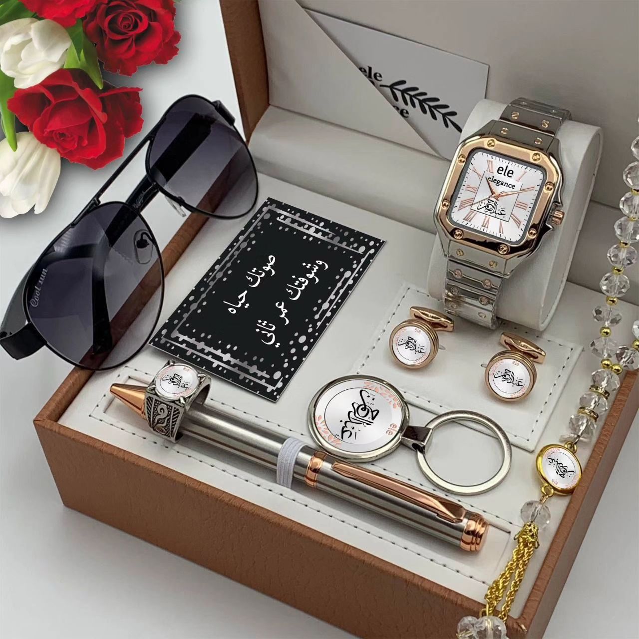 أطقم رجاليه ماركه ايليجانس ساعه شكل كارتير