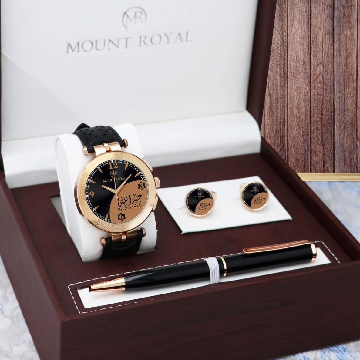 طقم رجالي ساعات مونت رويال