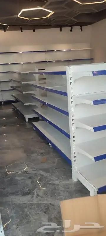 رفوف مستودعات تخزين وسوبر ماركت ومستودعات منزليه