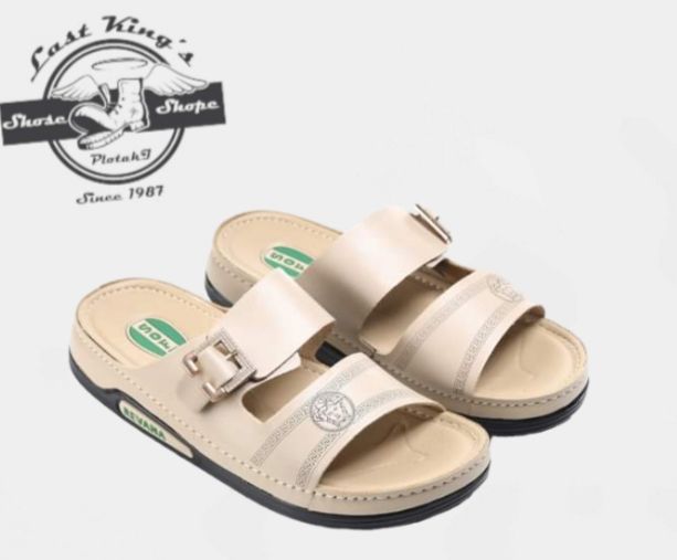 شبشب رجالي جلد طبيعي نعل طبي