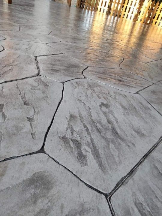 خرسانة المطبوعه الملونه الأرضيات