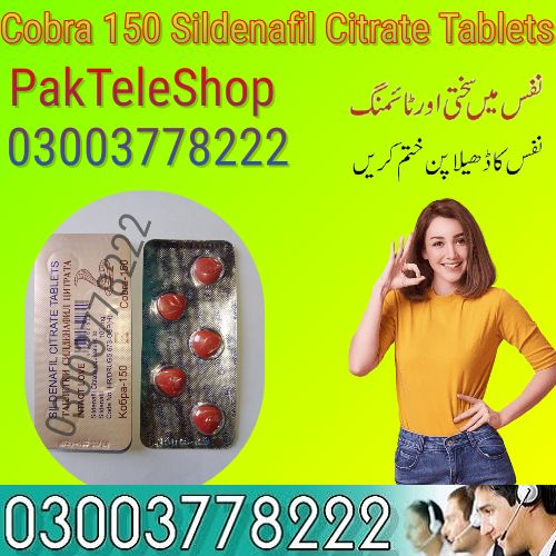 Cobra 150 Sildenafil Citrate Tablets – 03003778222