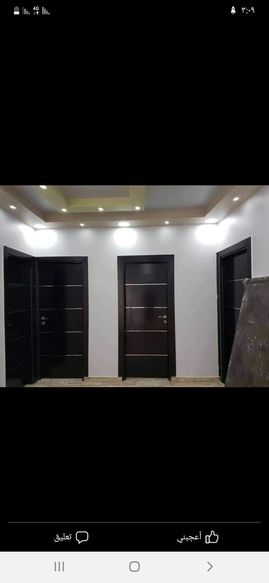 دهان جميع انواع الخشب ابواب وغرف وديكور ودهان حديد