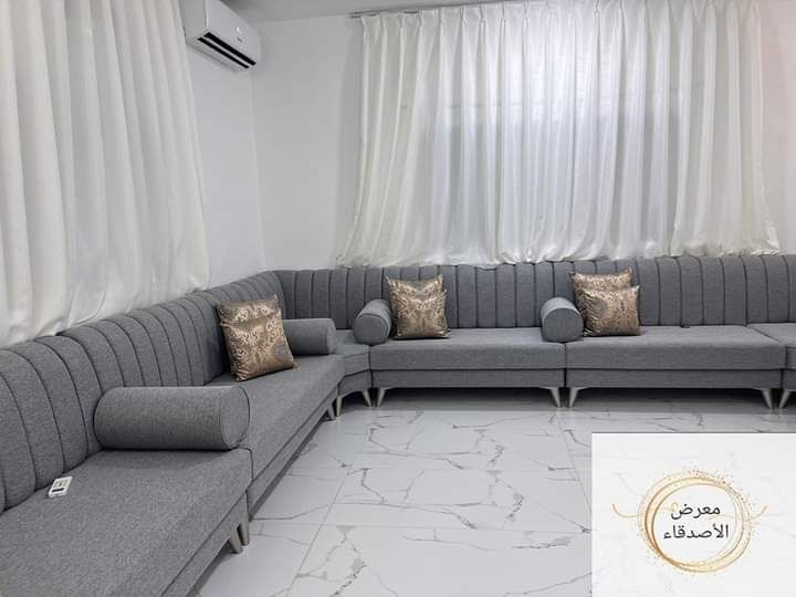 كنب تلبيس واه جديد مساند كورسي ستاره رول مجلس عربي